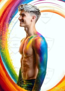Colors of pride Art – 3×4 #0105