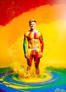 Colors of pride Art – 3×4 #0116