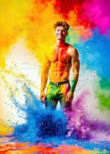 Colors of pride Art – 3×4 #0118
