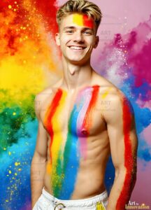 Colors of pride Art – 3×4 #0121