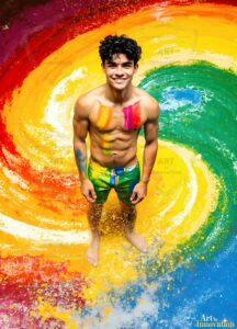 Colors of pride Art – 3×4 #0134