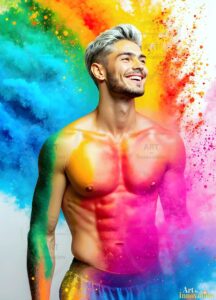 Colors of pride Art – 3×4 #0135
