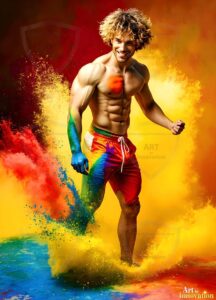 Colors of pride Art – 3×4 #0136