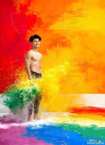 Colors of pride Art – 3×4 #0141