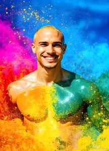 Colors of pride Art – 3×4 #0144