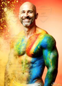 Colors of pride Art – 3×4 #0148