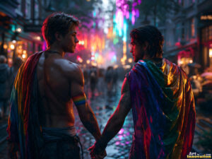 Pride Celebrations – AI LGBTQ Art