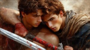 Warriors in love Art – 16×9 #0100