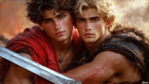 Warriors in love Art – 16×9 #0108