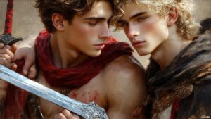 Warriors in love Art – 16×9 #0123