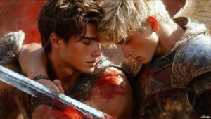 Warriors in love Art – 16×9 #0124