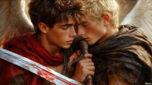 Warriors in love Art – 16×9 #0125