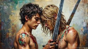 Warriors in love Art – 16×9 #0158