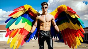 Wings of pride Art – 16×9 #0101