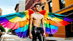Wings of pride Art – 16×9 #0106