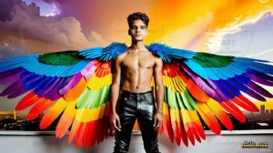 Wings of pride Art – 16×9 #0107