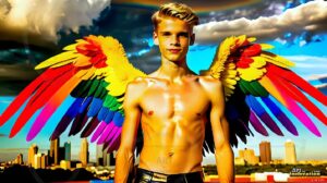 Wings of pride Art – 16×9 #0108