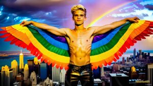 Wings of pride Art – 16×9 #0109