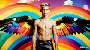 Wings of pride Art – 16×9 #0111