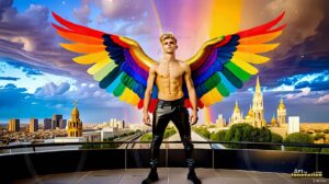 Wings of pride Art – 16×9 #0113