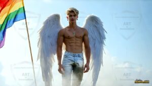 Wings of pride Art – 16×9 #0137
