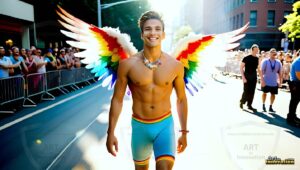 Wings of pride Art – 16×9 #0141