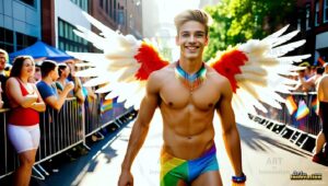 Wings of pride Art – 16×9 #0142