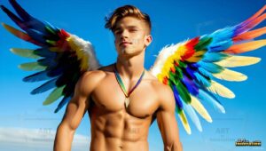 Wings of pride Art – 16×9 #0145