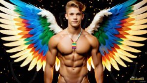 Wings of pride Art – 16×9 #0147