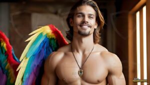 Wings of pride Art – 16×9 #0151