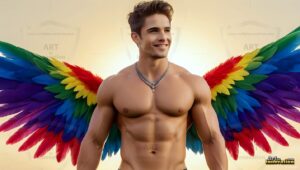 Wings of pride Art – 16×9 #0152