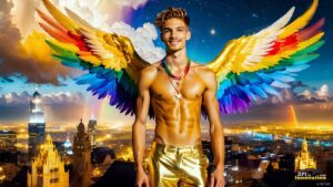 Wings of pride Art – 16×9 #0154