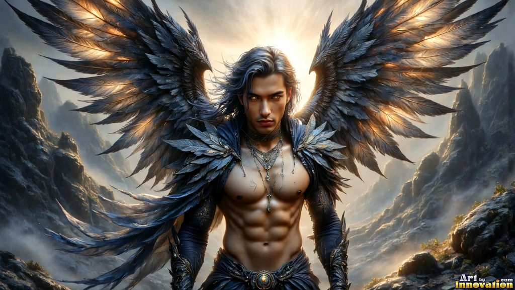 Dark Angels - AI Fallen Angel Art Gallery
