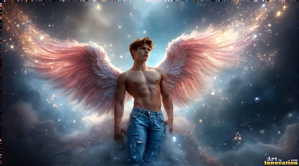 Angels from Above - AI Fantasy Art