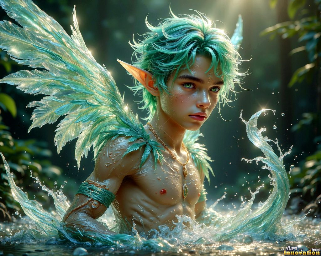 Angels of the Elements - AI Elemental Angel Art Gallery