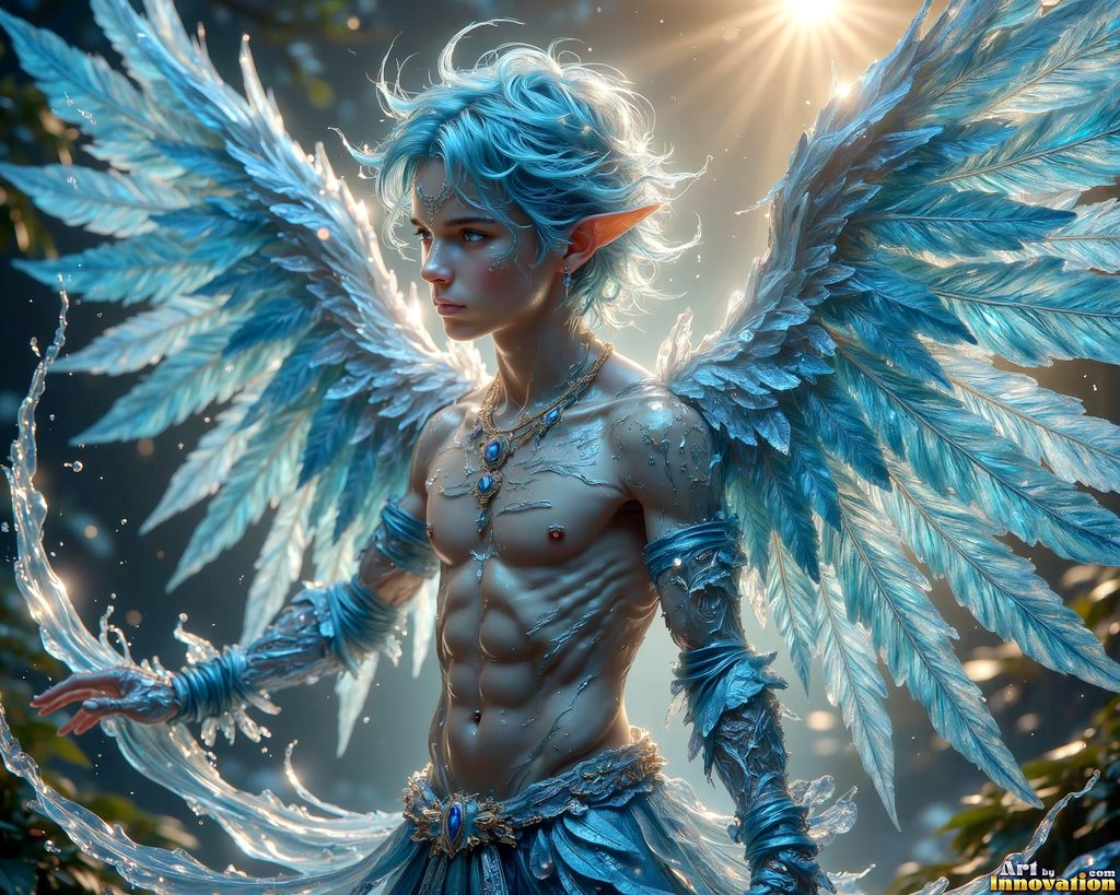 Angels of the Elements - AI Elemental Angel Art Gallery