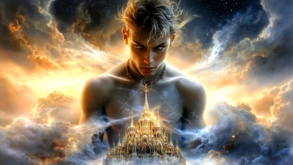 Spirits in the City of Gold - AI Art
