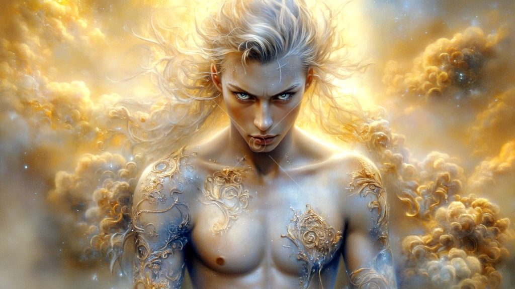 Spirits in the City of Gold - AI Art