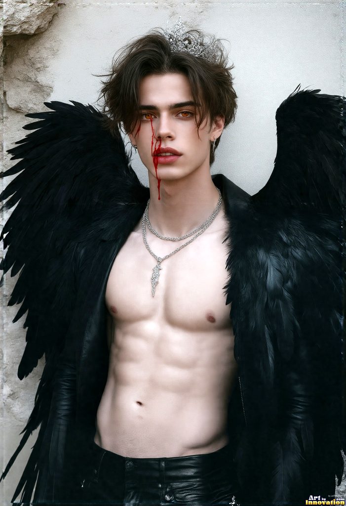 Male Vampires in Black
