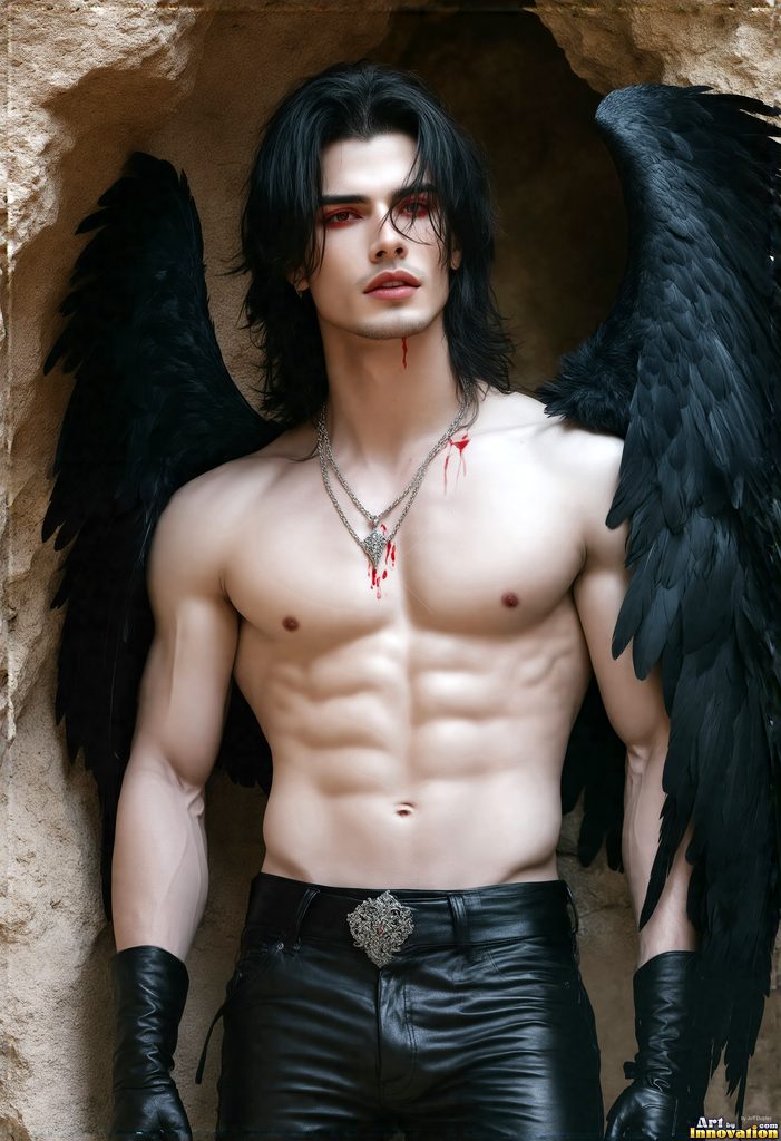 Male Vampires in Black