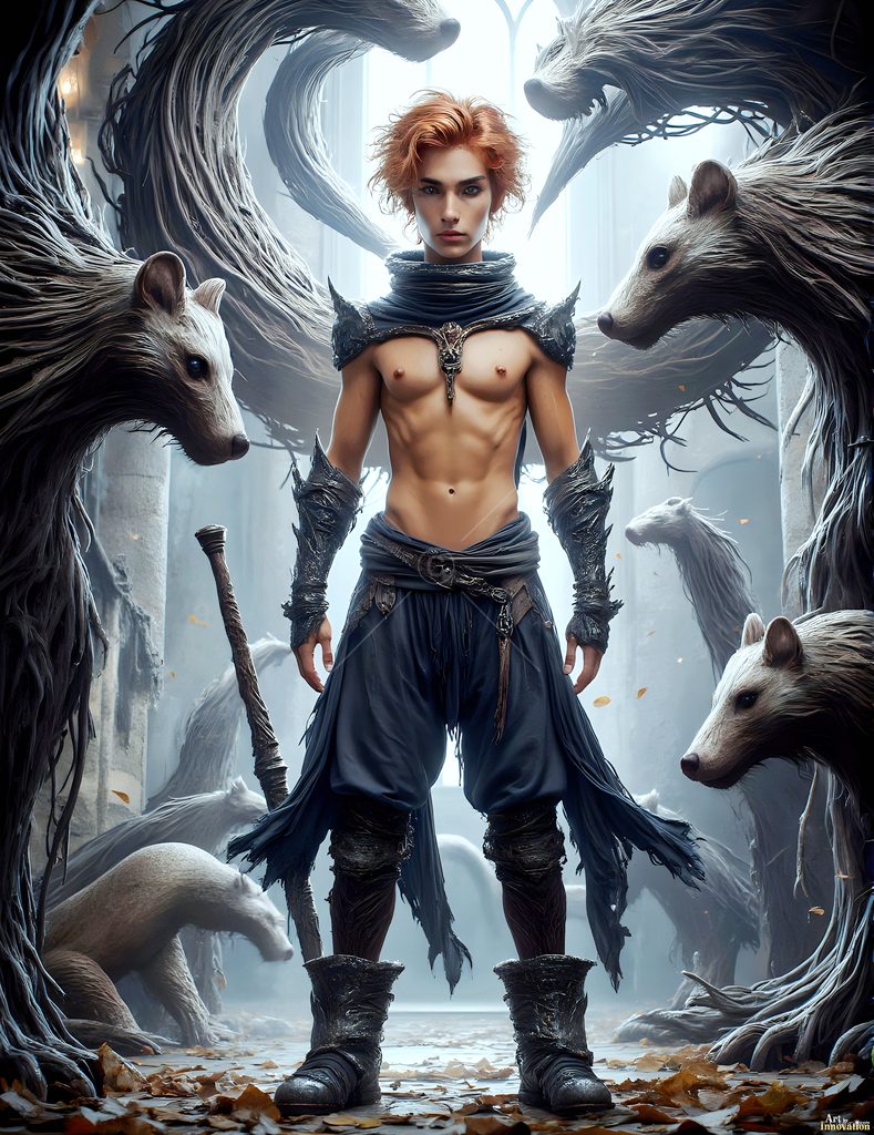 The House of the Badgers - AI Wizard Art