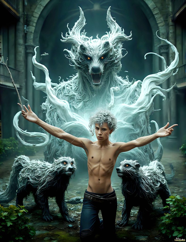 The House of the Badgers - AI Wizard Art