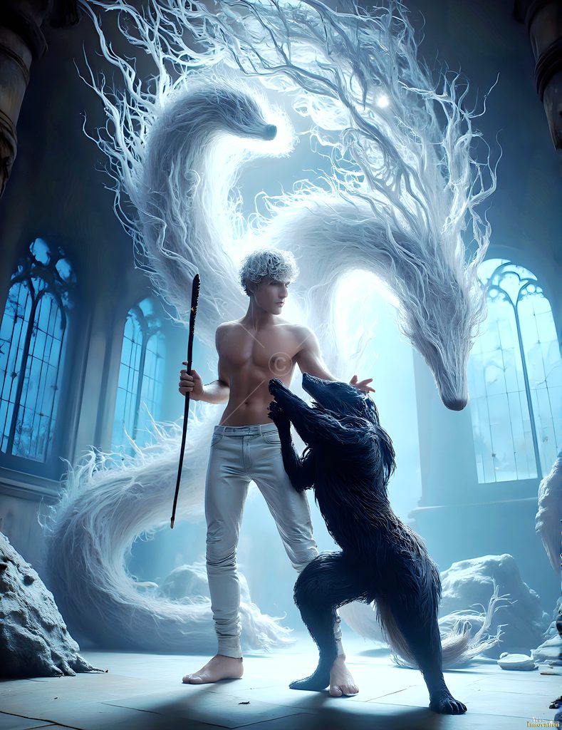 The House of the Badgers - AI Wizard Art