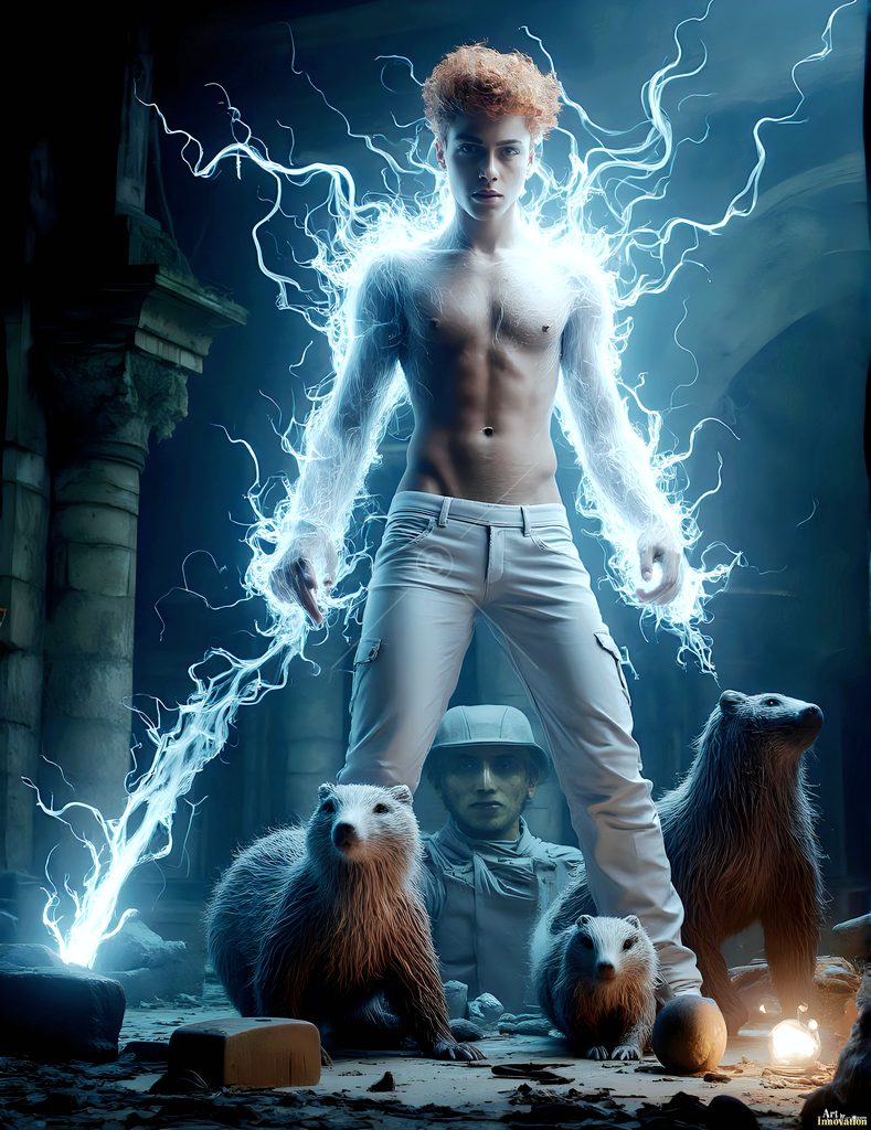 The House of the Badgers - AI Wizard Art