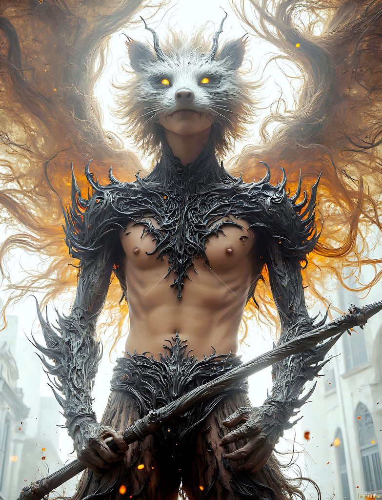 The House of the Badgers - AI Wizard Art