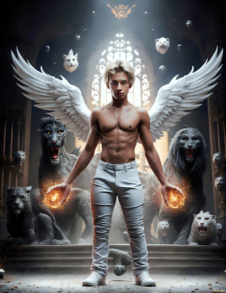 The House of the Lions - AI Wizard Art