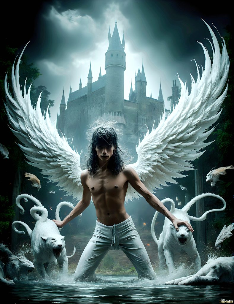 The House of the Lions - AI Wizard Art