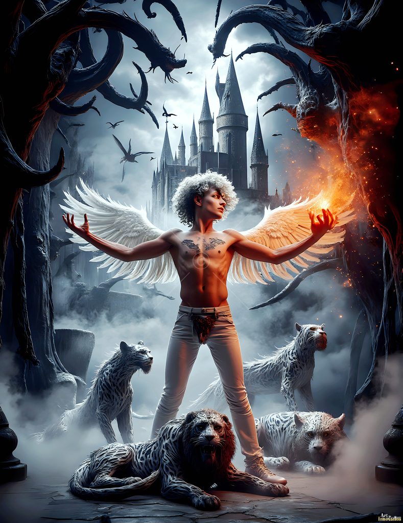 The House of the Lions - AI Wizard Art