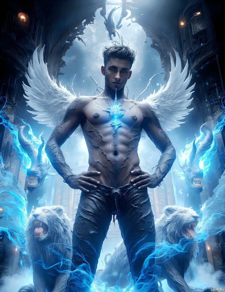 The House of the Lions - AI Wizard Art