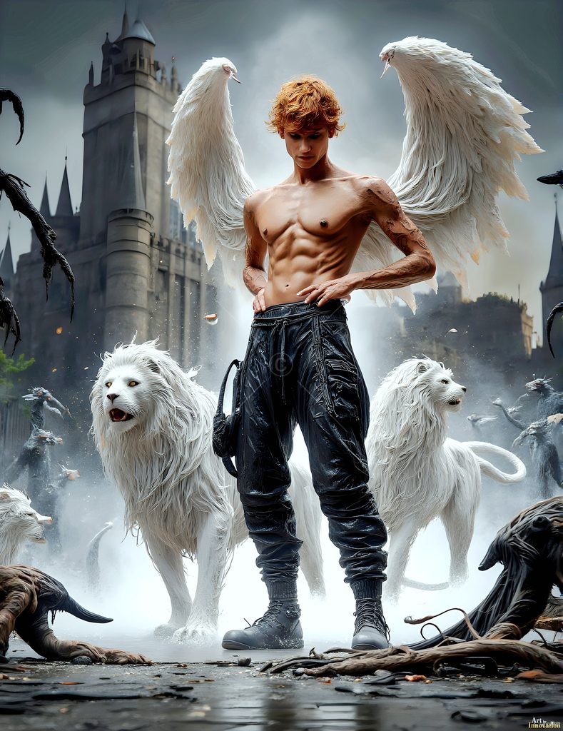 The House of the Lions - AI Wizard Art
